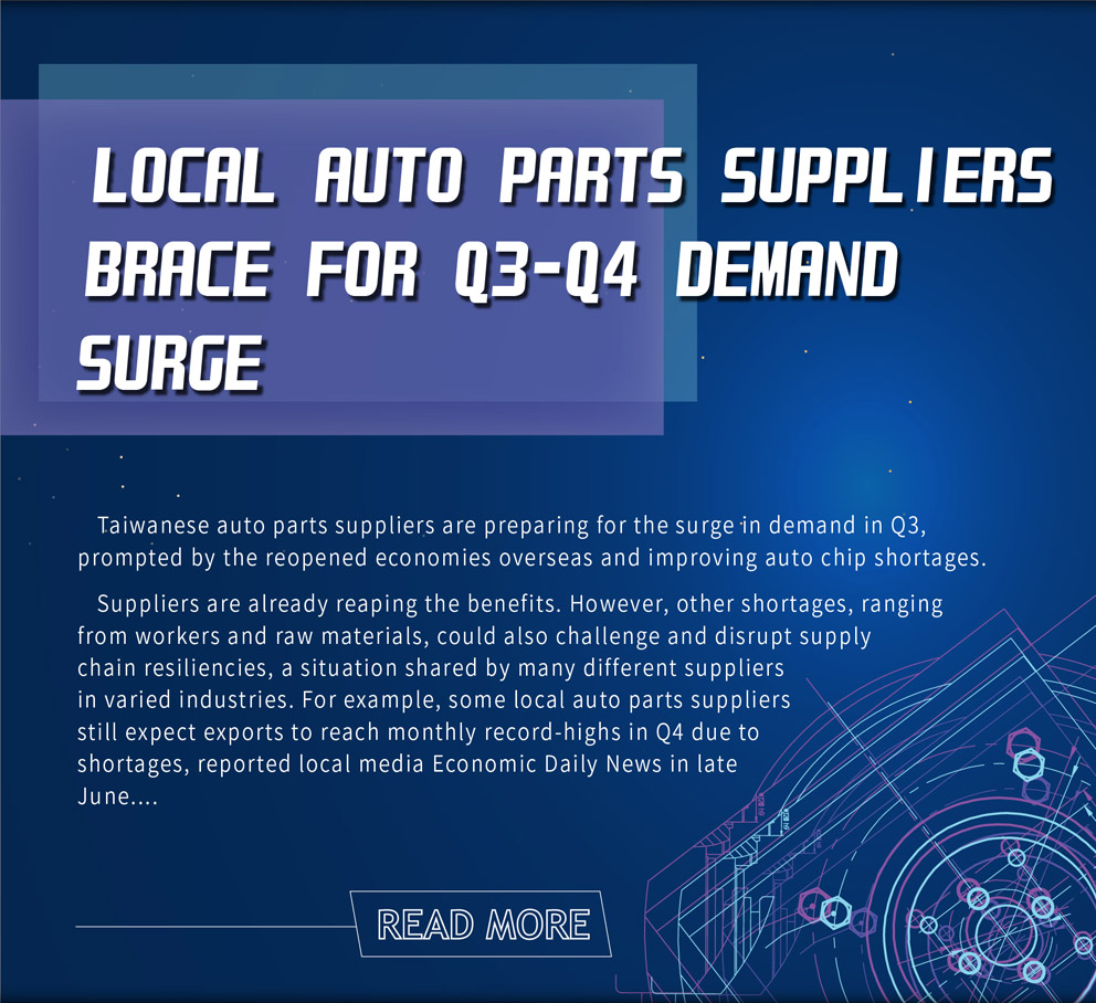 LOCAL AUTO PARTS SUPPLIERS BRACE FOR Q3-Q4 DEMAND SURHE