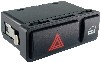 Hazard warning switch with central locking switch.